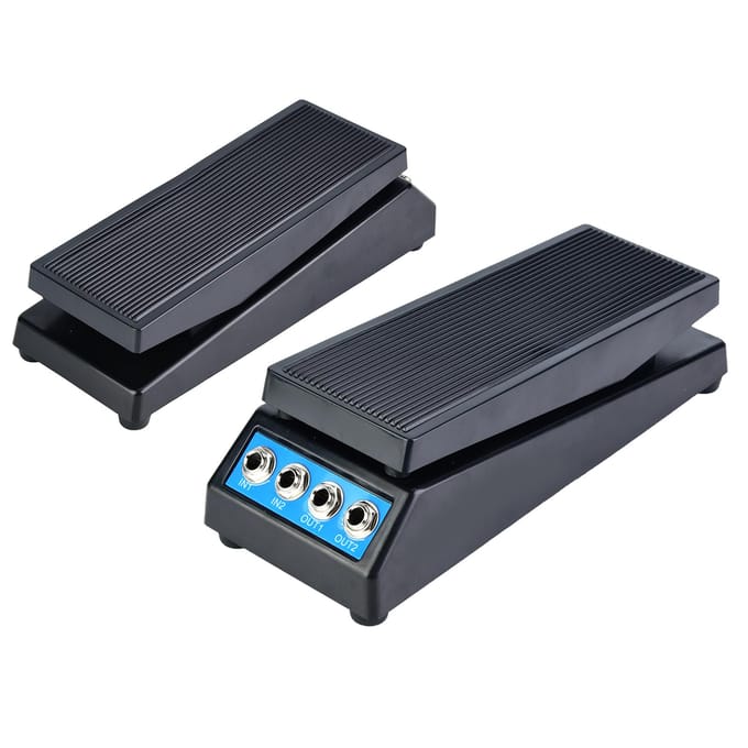 Daphon DF1511A Gitaar Stereo Volume Pedaal DJ Gitaar Effectpedaal Dubbele Ingang & Uitgang black