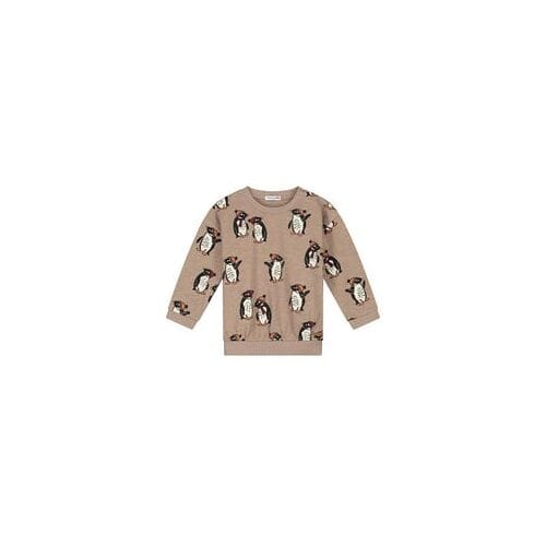 Prénatal baby sweater Light Mud Brown 56 heren