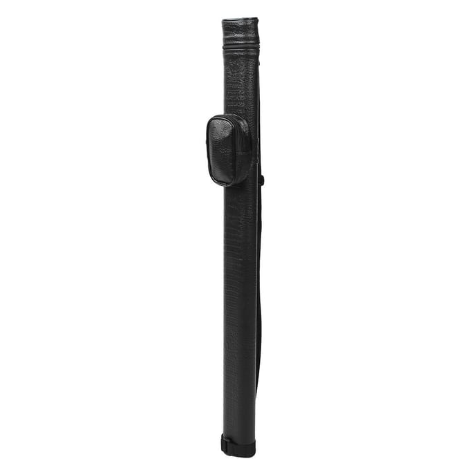 PU 2 Gaten Biljart Pool Keu Koffer Tas 1 2 Bal Club Etui Opberg Draagtassen Biljart Accessoire black
