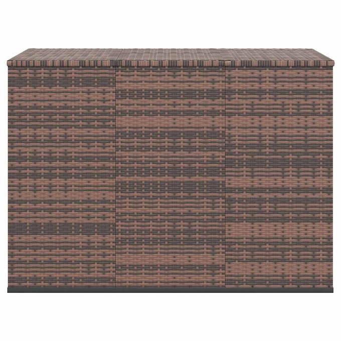 vidaXL - Tuinbox - 145x100x103 - cm - polyetheen - rattan - bruin