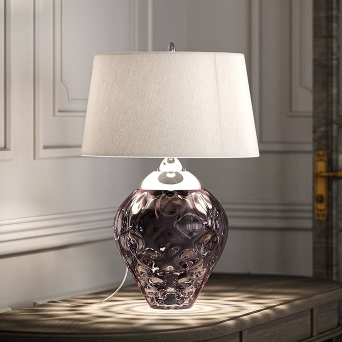Quintiesse LED Tafellamp Samara | E27 60W 3000K 620Lm 830 | Polished Nickel