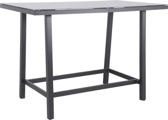 Rimini bartafel tuin zwart 154,5x90x95cm