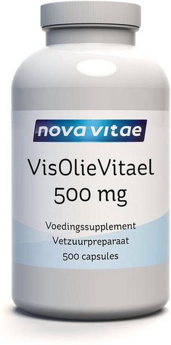 Nova Vitae - Omega 3 - Visolie - Vitael - 500 mg - 500 capsules