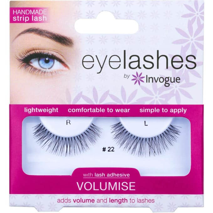 Invogue Eyelashes Volumise 22 1 pair
