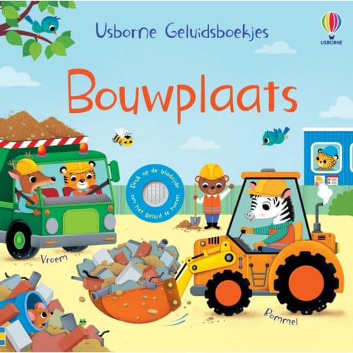 Bouwplaats - Usborne Geluidsboekjes