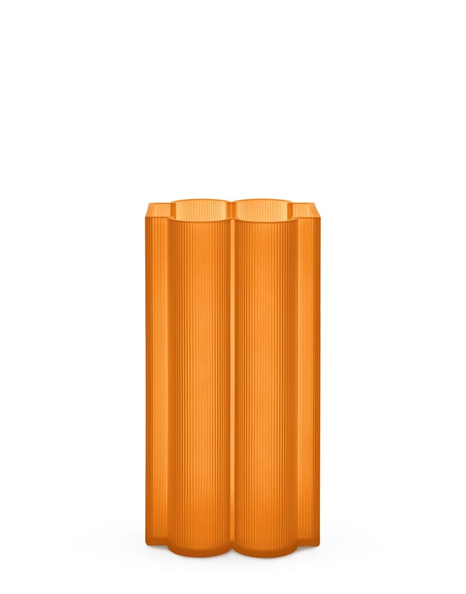 Kartell Okra vaas - oranje - hoog