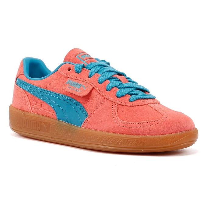 Puma Palermo Leren Roze/Blauw Trainers
