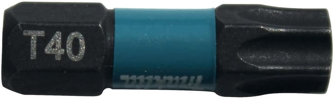 Makita B-63703 Impact Black Impact Screwdriver Bit - 2 Pieces