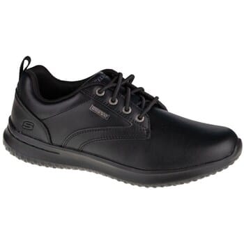 Skechers heren veterschoen - Zwart - Maat 41