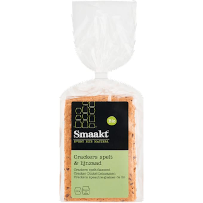 Crackers spelt & lijnzaad bio