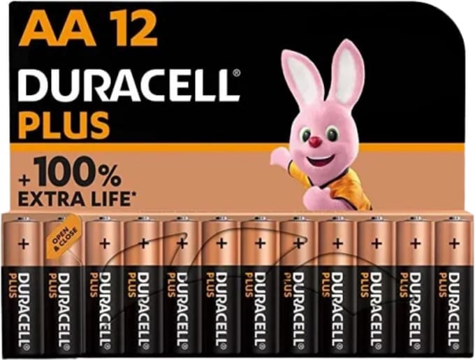 Duracell batterijen AA - alkaline batterijen - 1,5V, LR6 - 12 stuks