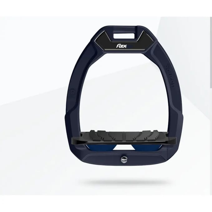 Veiligheidsstrijkers Paardrijden Geëindigd Grip Blauw/Zwart/Marine Flex-On Safe-On