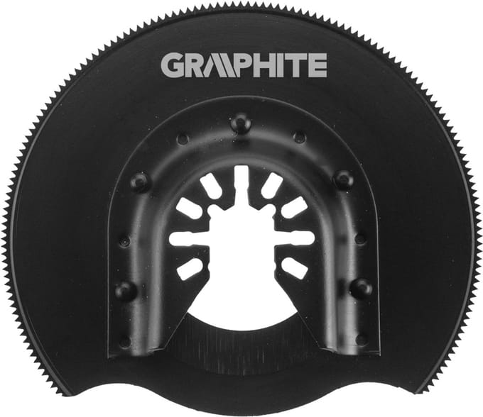 Graphite - Cirkelzaagblad HSS - 80 mm - 200 Tanden - Halfcirkelvormig