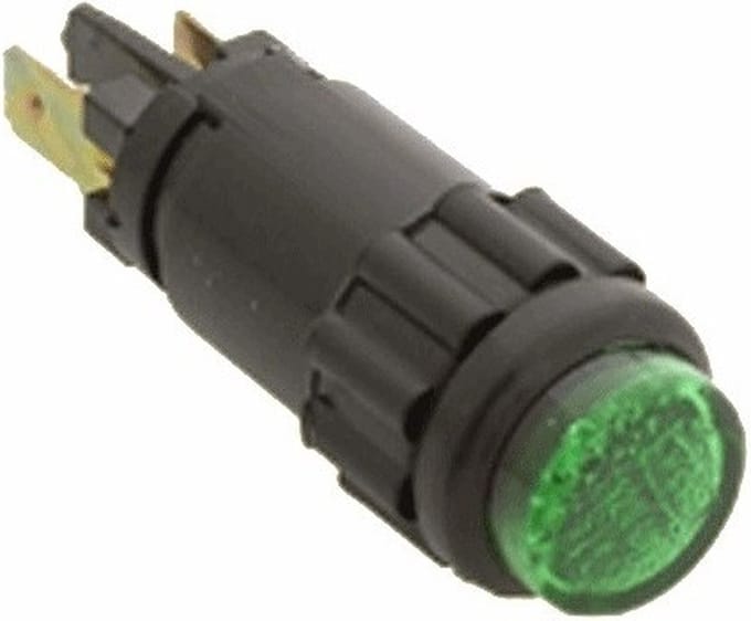Indicatie lampje - Groen - 58mm - 12/24V