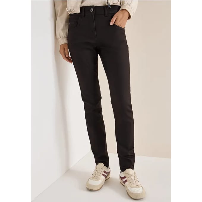 Broek in lederlook