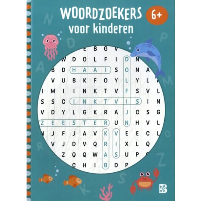 Woordzoekers Voor Kinderen 6+ - Puzzelboeken