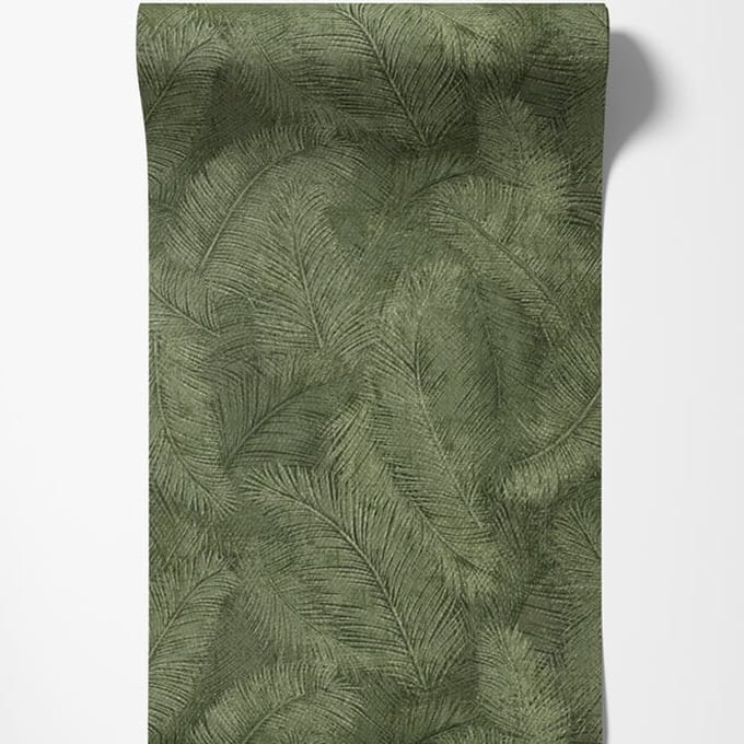 Dutch Wallcoverings - Arcadia- Happy Leaf groen - A70203