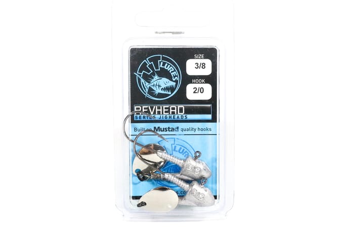 Tackle Tactics TT Rev Head Jig Head Nikkel Colorado 3/8 oz 2/0 (2360)