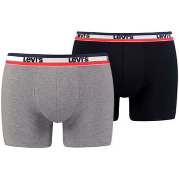 Levi's - Heren Onderbroeken 2-Pack Logo Boxers Brief - Multi - Maat S