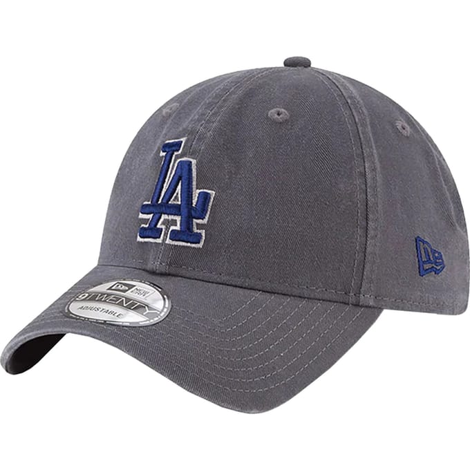 New Era - Dad Cap - LA Dodgers MLB Core Classic Grey 9TWENTY Adjustable Cap