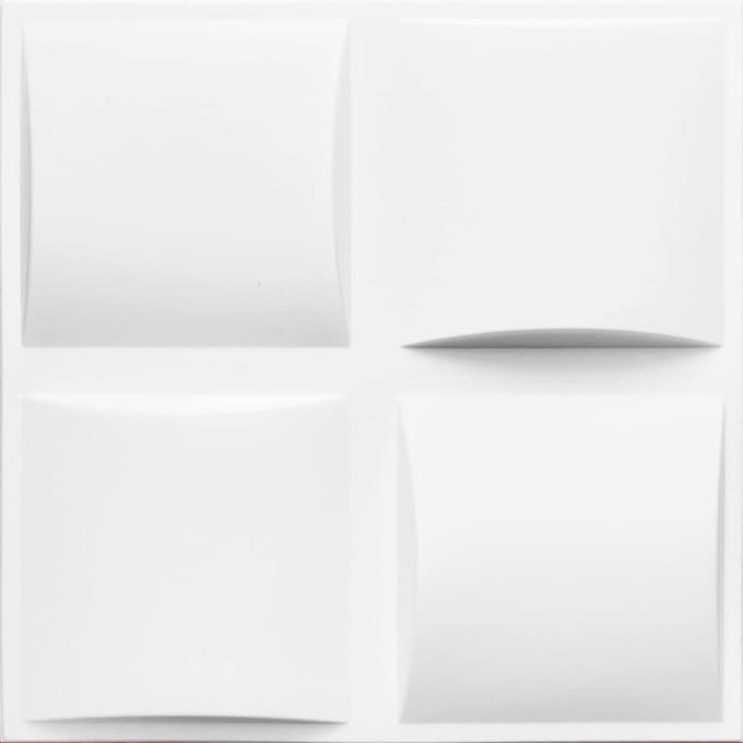 Decoratieve Platen - Muur & Plafond - Interieur Vernieuwen - Warmte-isolerend 3D-effect - 10 m² Verpakking - Wit