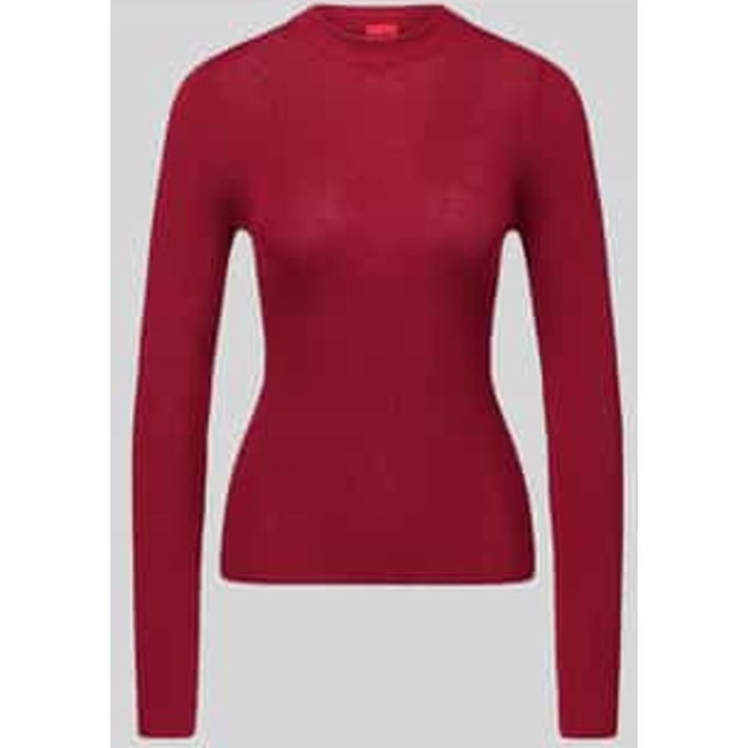 slim fit pullover van wolmix met lyocell-kasjmier-aandeel model 'Sallya'