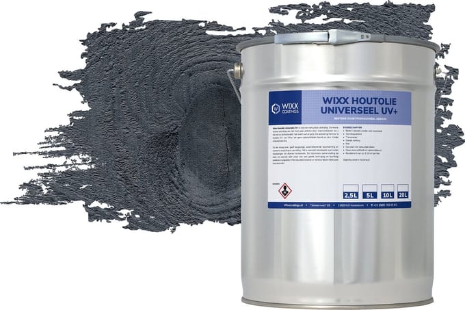 Wixx Universele Houtolie UV+ - 20L - Zwart