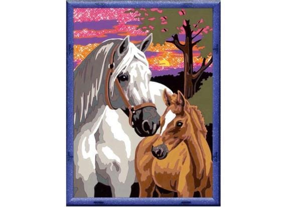 Ravensburger CreArt Sunset Horses - Schilderen op nummer voor kinderen