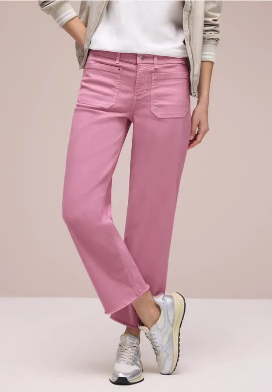 Straight Legs jeans met zoomdetail