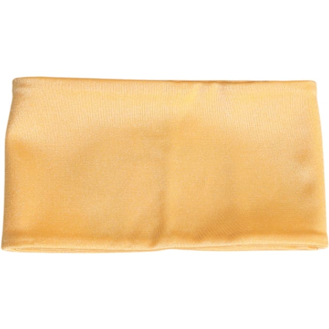 Geel Nylon Stretch Dames Neckerchief Sjaal