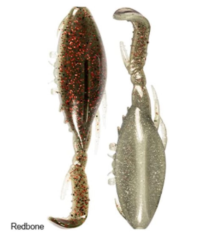 Zman Zacht kunstaas Kicker CrabZ 3,5 inch 3/pak Redbone (4465)