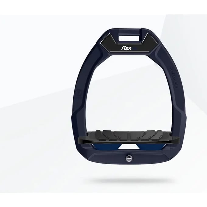 Veiligheidspitzen voor paardrijden Hellend Grip Marine/Zwart/Marine Flex-On Safe-On