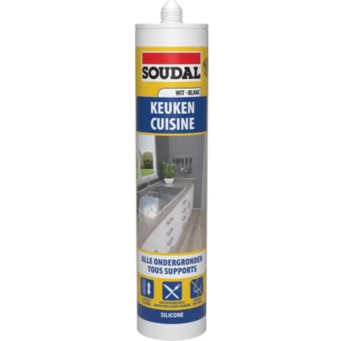 Soudal Keuken Extra Wit 290ml