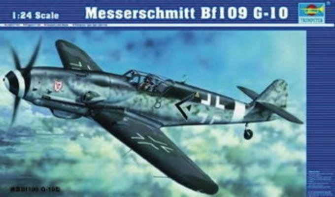 Trumpeter Messerschmitt Bf 109 G-10 - Bouwpakket schaal 1:24 - bf109g - 02409