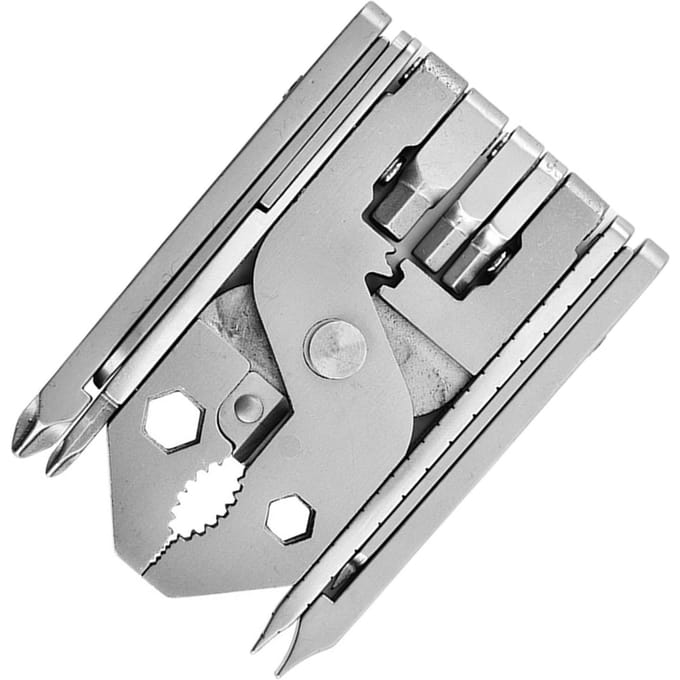 25 in 1 Opvouwbare Tang Roestvrij Staal Multifunctioneel Compacte Tang Schroevendraaier Multi Tool voor Thuis Buiten white