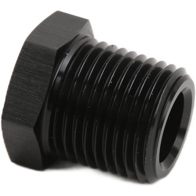 14in NPT Mannelijk naar 18in NPT Vrouwelijk Verloopstuk Zwart Fitting Auto Accessoire black