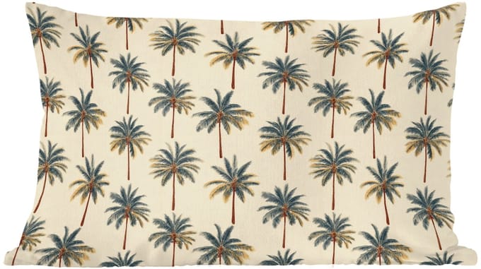 Sierkussens - Kussentjes Woonkamer - 60x40 cm - Palmbomen - Tropisch - Groen