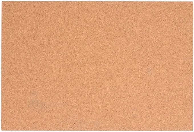 3x stuks platte Kurkplaat/kurkbord - 20 x 30 cm - Memobord - Hobby/knutsel materialen
