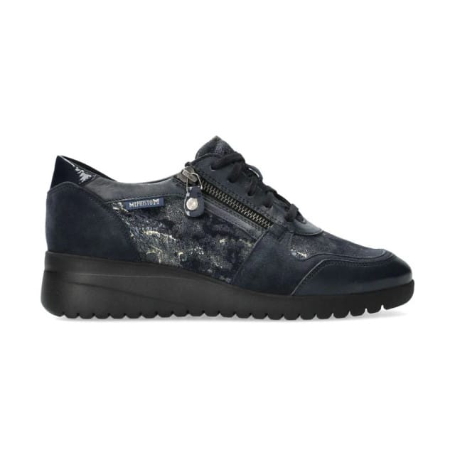 Mephisto Iasmina - dames sneaker - blauw - maat 40.5 (EU) 7 (UK)
