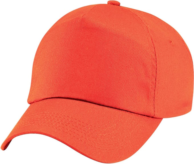 Beechfield Unisex Junior Junior 5 Panel Baseball Cap (Oranje)