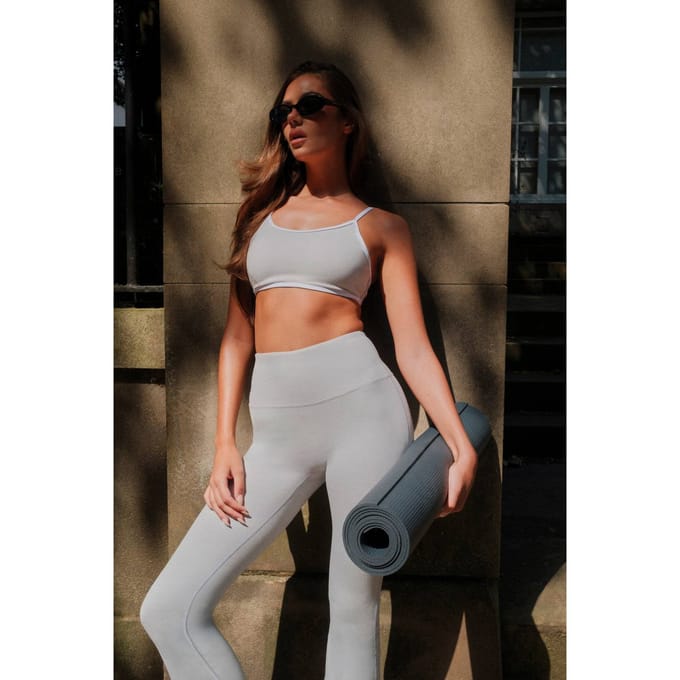 Dames Dsgn Studio Gemêleerde Mini Sport-bh | Asgrijs | Maat: Medium