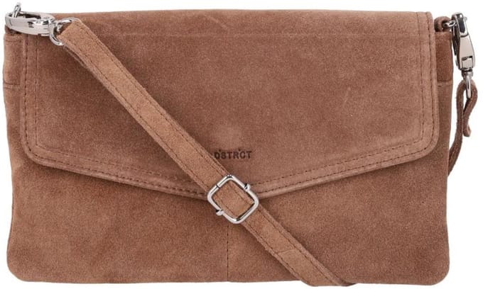 DSTRCT Portland Road Clutch voor Dames - Leer - Taupe