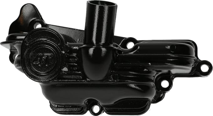 Olie carterpan voor Piaggio & Vespa 50cc 4 Takt glans zwart