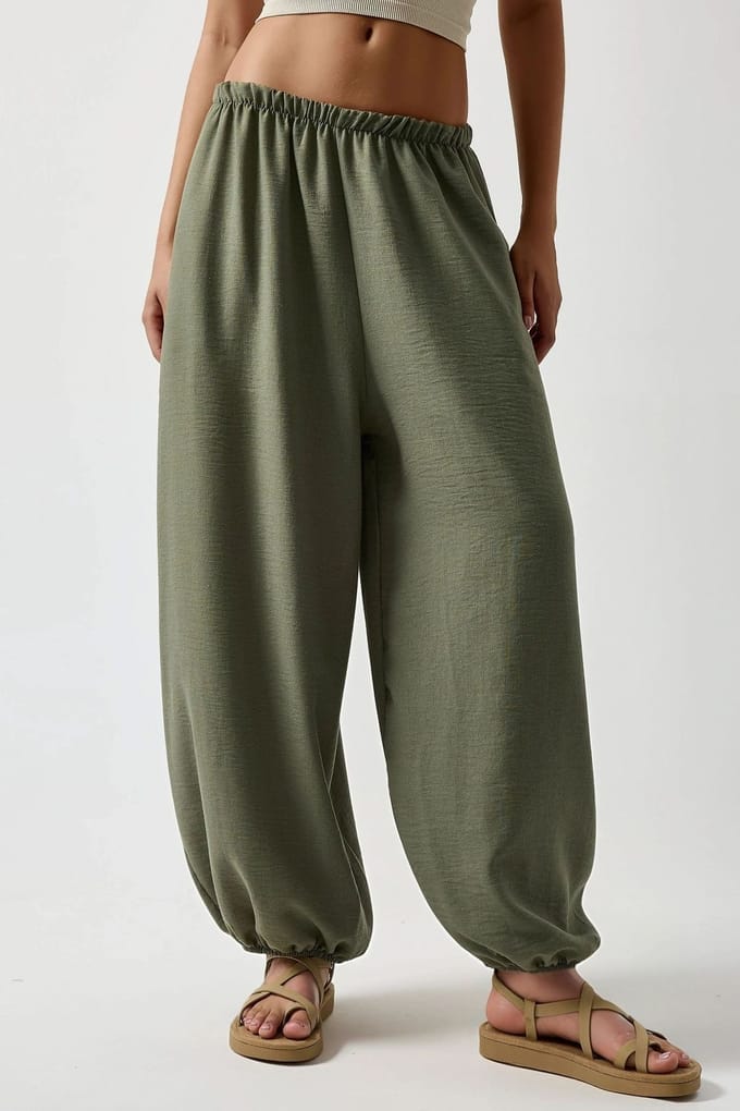 Lage Taille Baggy Fit Joggingbroeken