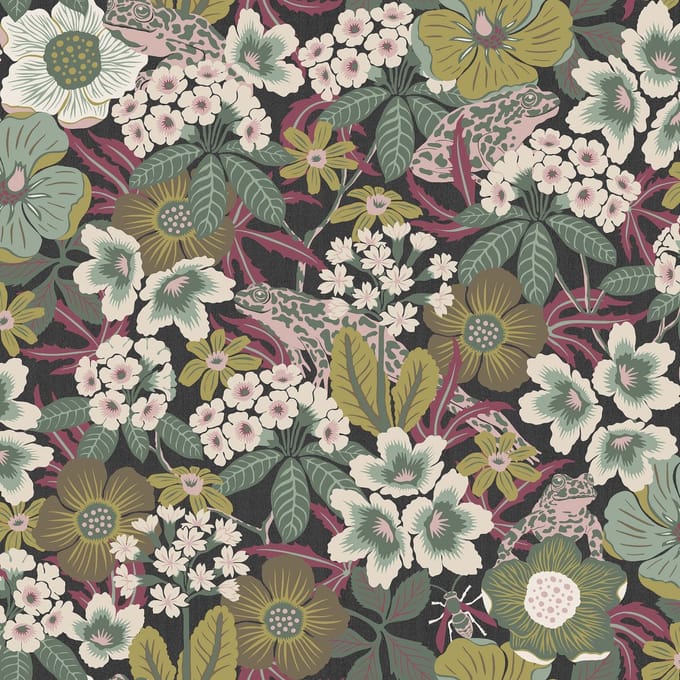 Boråstapeter Vliesbehang 2088 - Swedish Designers - Botanisch Grijs - 49cm x 10.05m