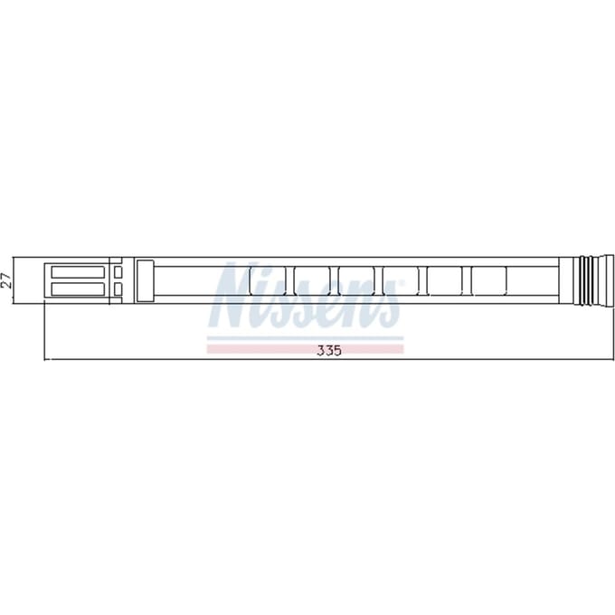 Droger, airconditioningsysteem NISSENS 95387