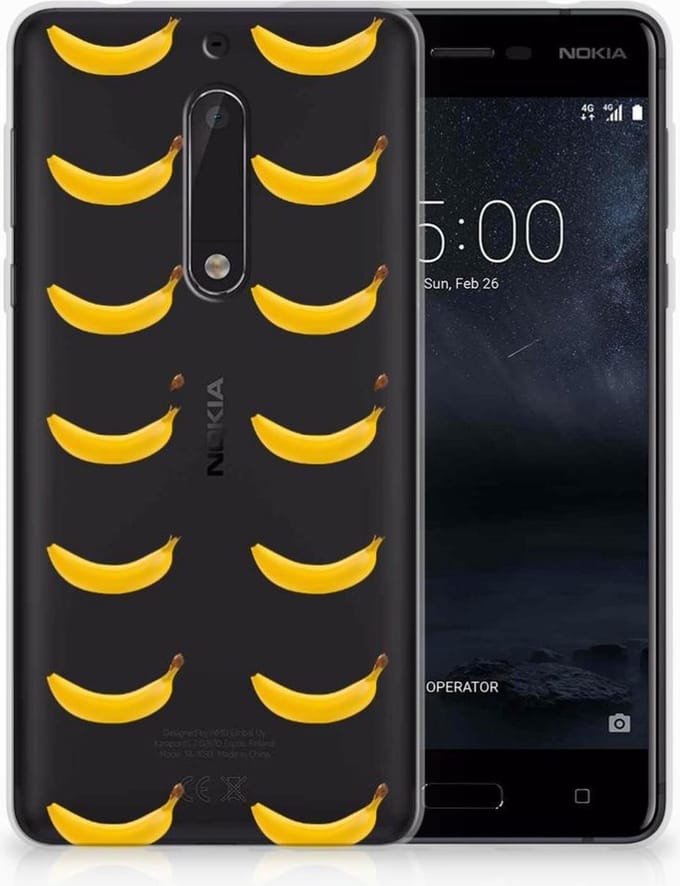 Nokia 5 Siliconen Case Banana