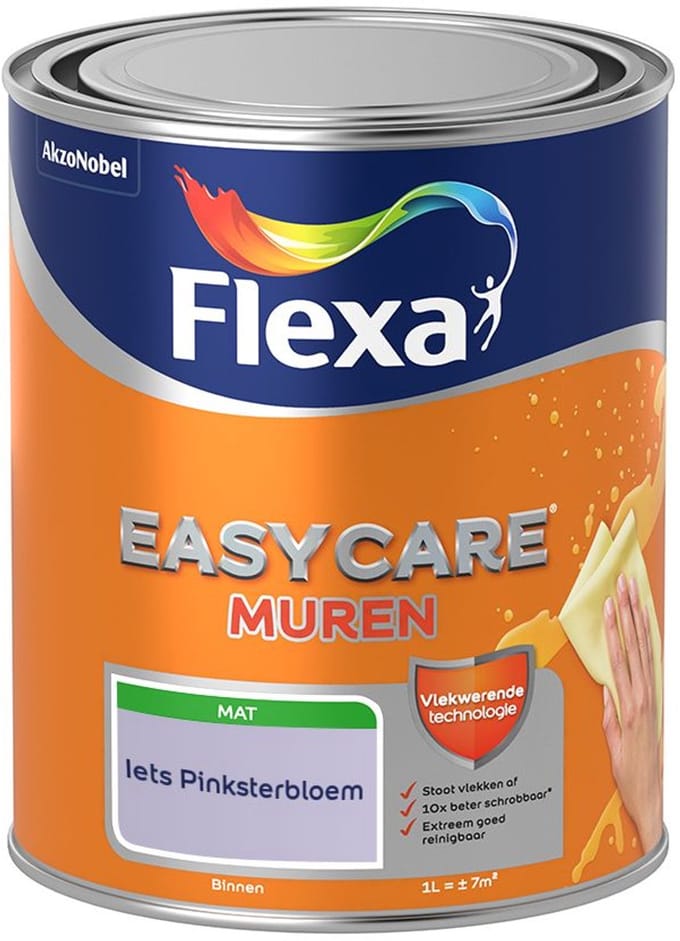 Flexa - Easycare Muren - Iets Pinksterbloem - Mengverf - 1 L