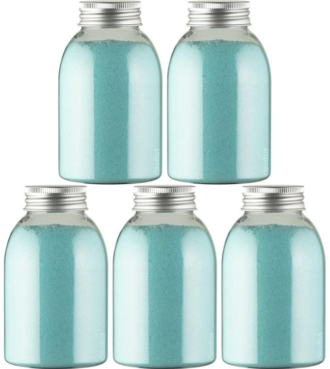 Scrubzout Hamam - 300 gram - fles met aluminium dop - Hydraterende Lichaamsscrub - set van 5 stuks