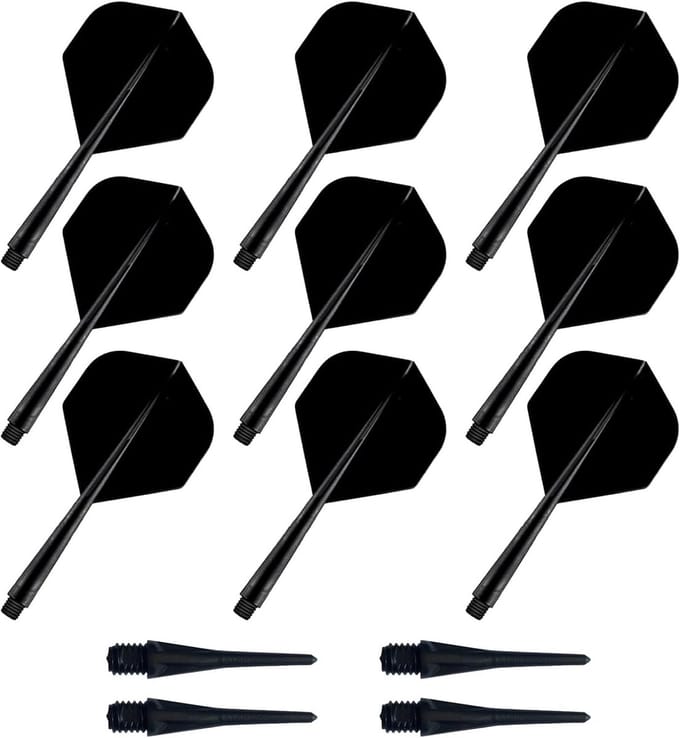 Dartvleugels en Assen Set (9 Stuks) - Professionele Dartaccessoires